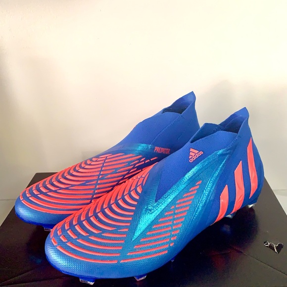 Adidas Predator Edge + FG Laceless Soccer Cleats Sz 11.5 Men/ 12.5 Wm NWB - Picture 2 of 9